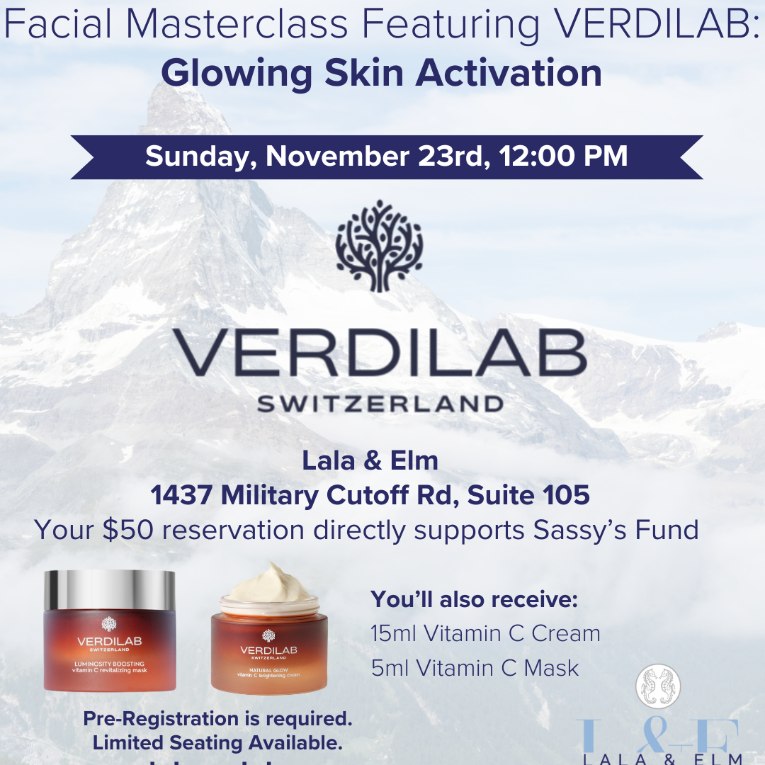 A Masterclass for a Cause: Experience the Art & Science of Swiss Skincare with VERDILAB