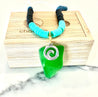 Vibrant Green Sea Glass Necklace