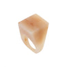 Icon Statement Ring- Marbled Peach
